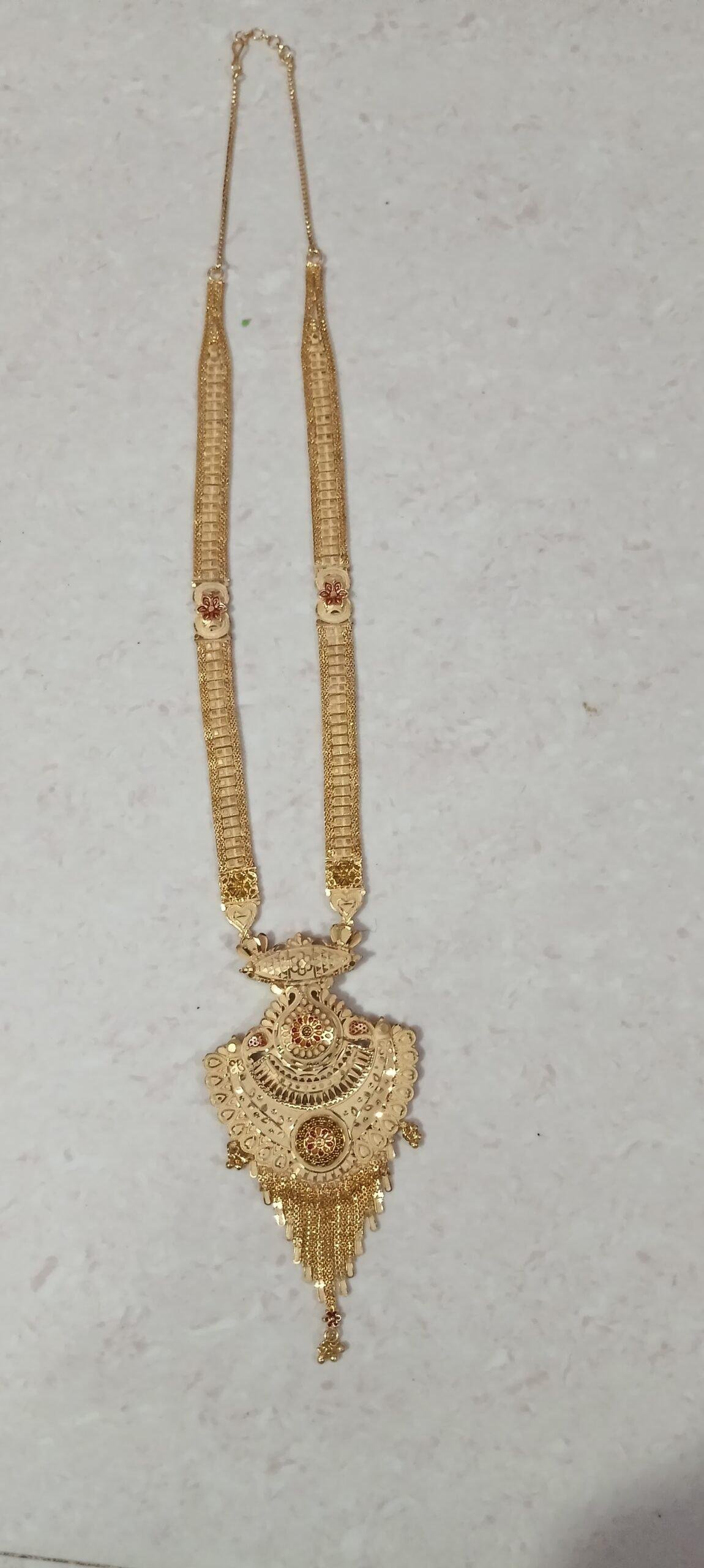 Rani har( 1 gram gold plated jewellery)