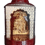 Awesome Craft Radha Krishana Murti with temple For Home Living Room Gifts for Family and Corporate Gifts Decorative Showpiece(12x5)in