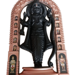 Ram Lala Ayodhya Mandir Statue Wall Hanging and Table Top Decorative Showpiece(21x15)