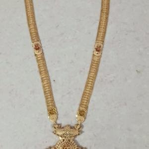 Rani har( 1 gram gold plated jewellery)