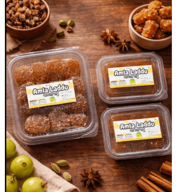Healthy Amla Laddu – Immunity Boosting Traditional Sweet (250g)