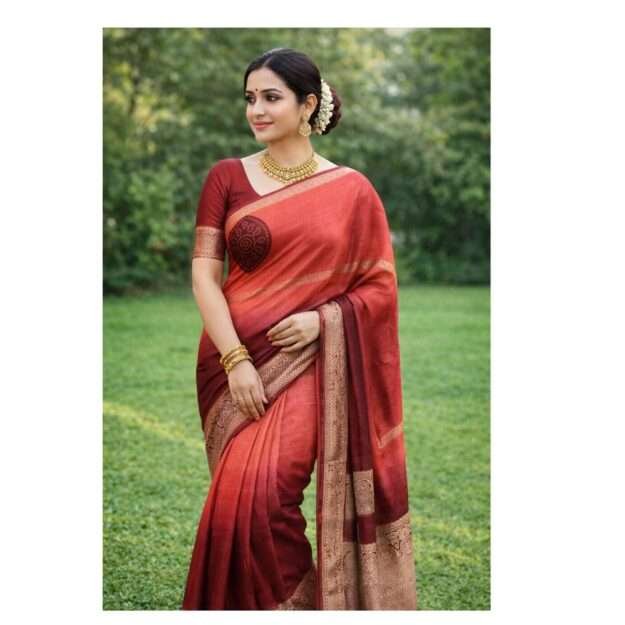 Beautiful soft chiffon saree