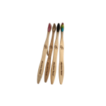 Eco-Friendly Bamboo Toothbrush Set (Pack of 4) | Natural Wooden Handle | Soft Bristles | Plastic-Free
