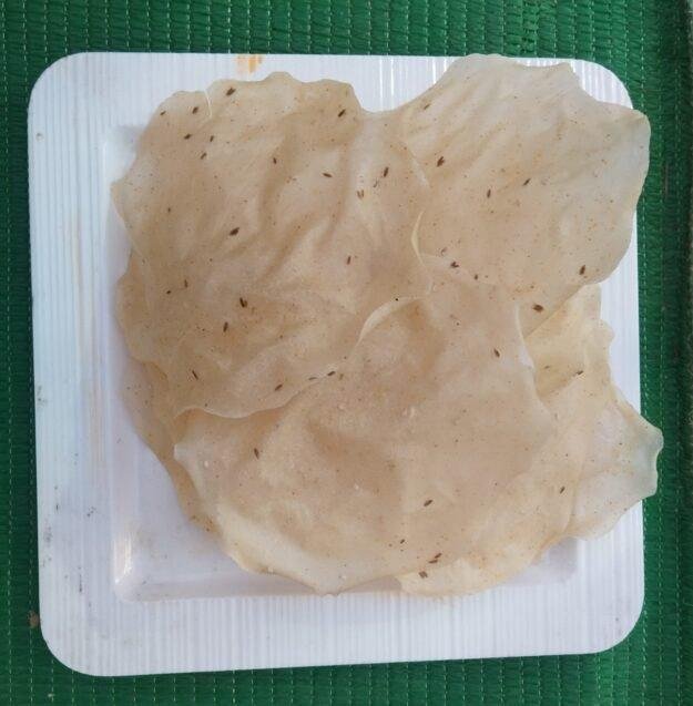 Chawal ke papad 500g ( pack of 40 papad)