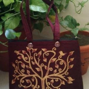 Hand made and hand painted bags