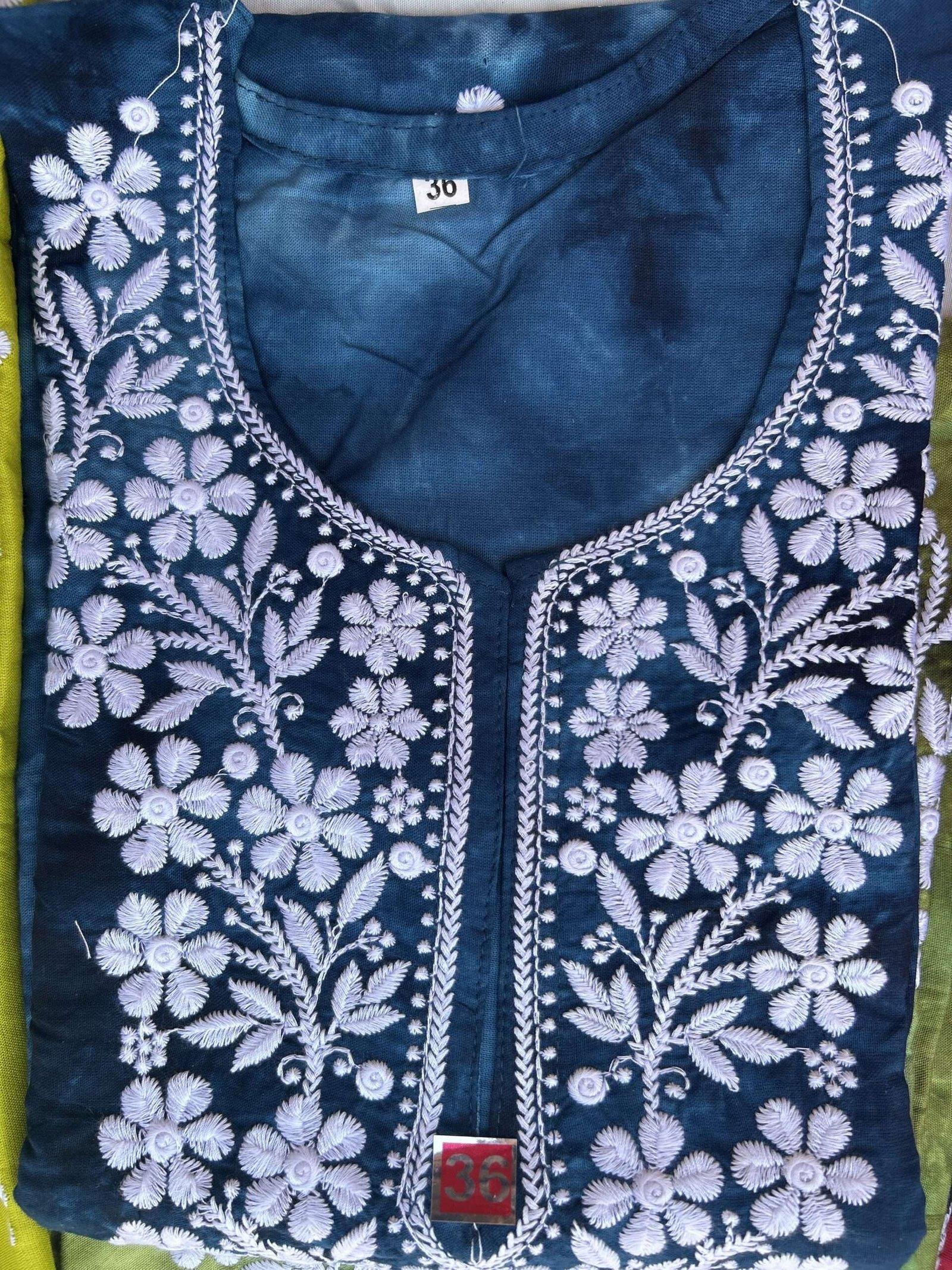 Oxy blue Shredded kurti