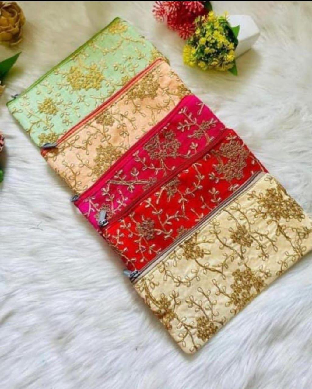 Pouch | Purse (Embroidery Work) Pack of 3