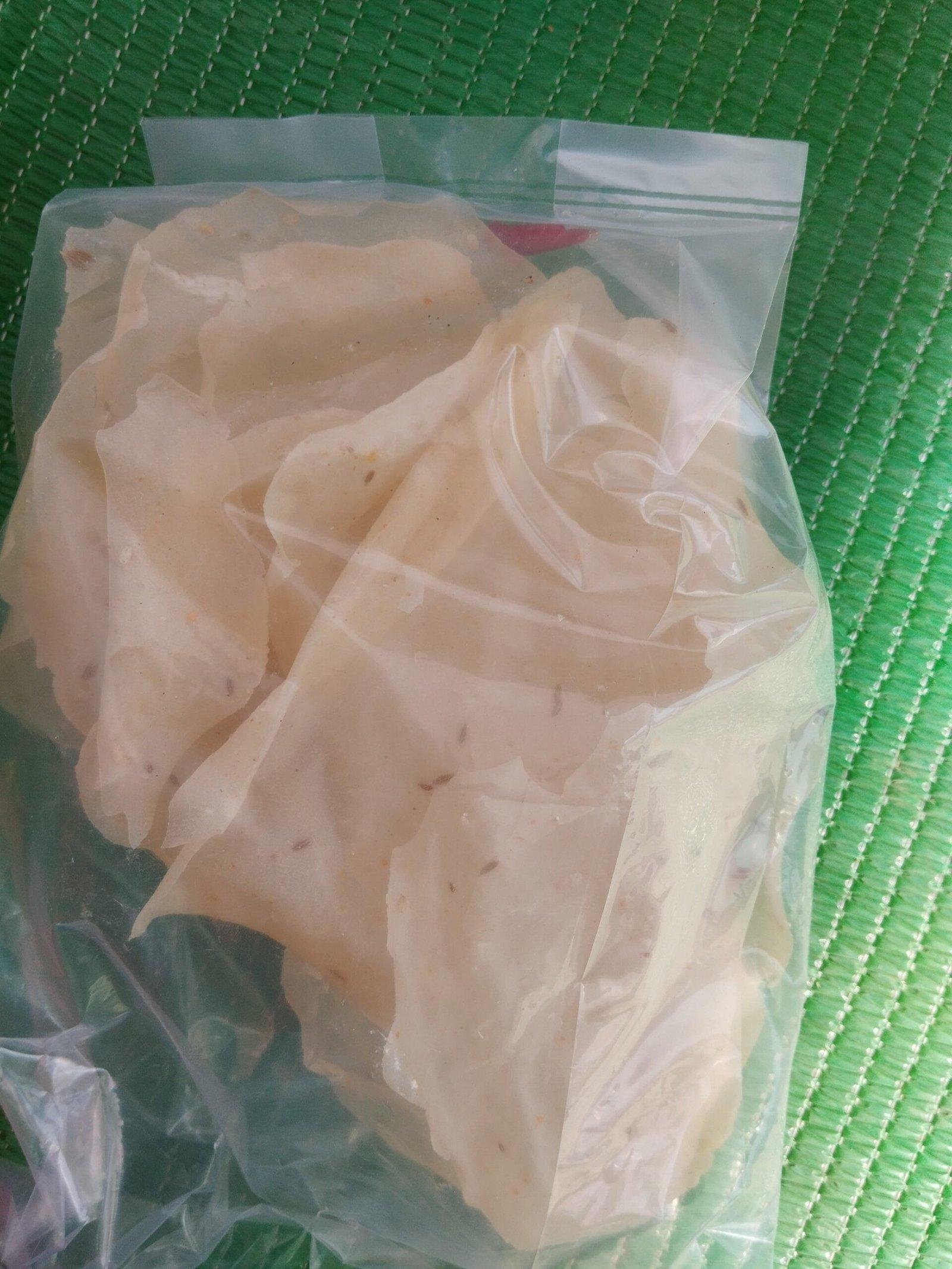 Chawal ke papad 500g ( pack of 40 papad)