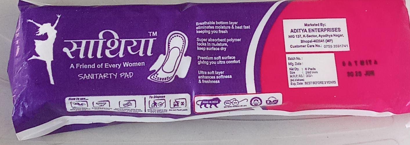 Sathiya 280mm XL Sanitary Pads – Heavy Flow Coverage (6 Pads)