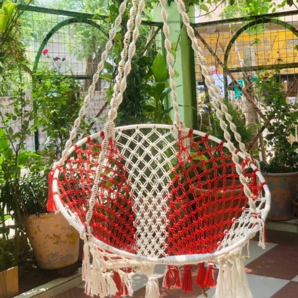 Handmade Macrame Hanging Swing Chair