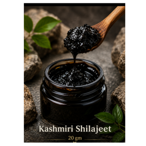 Pure Kashmiri Shilajeet Resin – Natural Energy And Strength Booster (20gm)