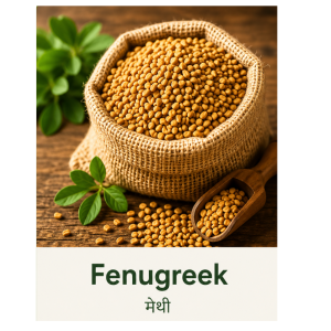 Premium Fenugreek Seeds (Methi) – Natural And Fresh (1kg)