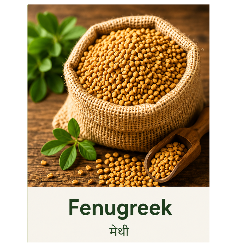 Premium Fenugreek Seeds (Methi) – Natural And Fresh (1kg)