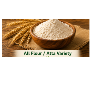Premium Sharbati 306 Atta Flour Variety , Fresh And Natural Wheat Flour (1kg)