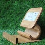 Eco-Friendly Bamboo Mobile Stand