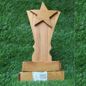 Eco-Friendly Bamboo Shield Trophy