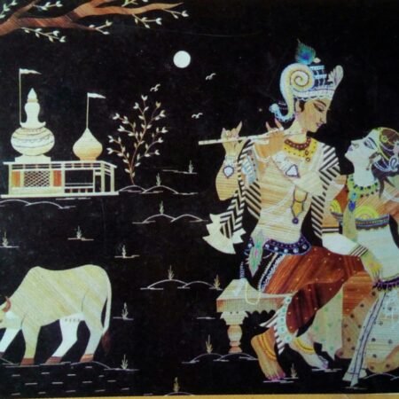 Wheat stick art/Scenery