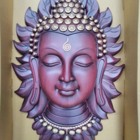 Lord Buddha wall hanging - Purple