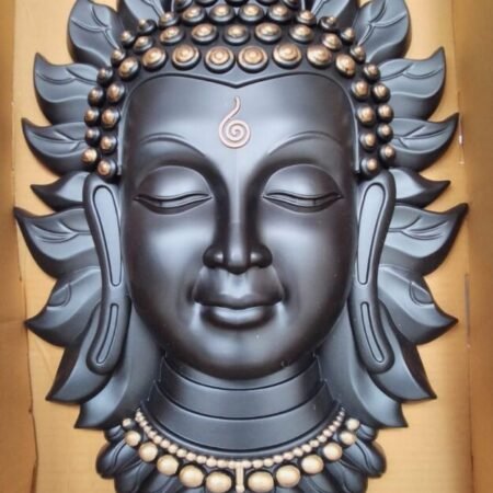 Lord Buddha wall hanging - Black