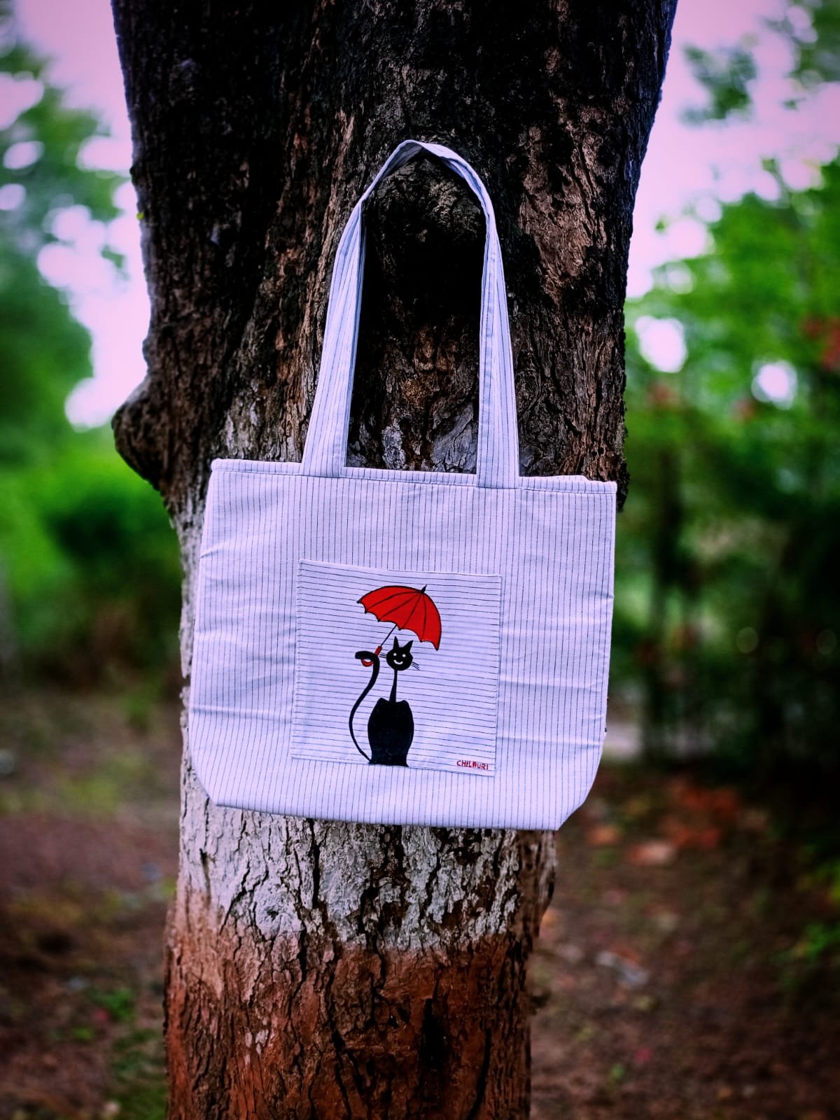 Khadi Handmand Painting Bag