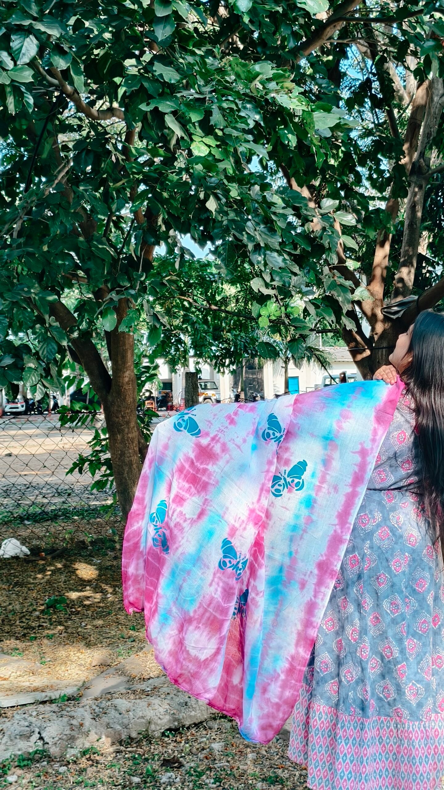 Tie n dye duppat design - Image 3