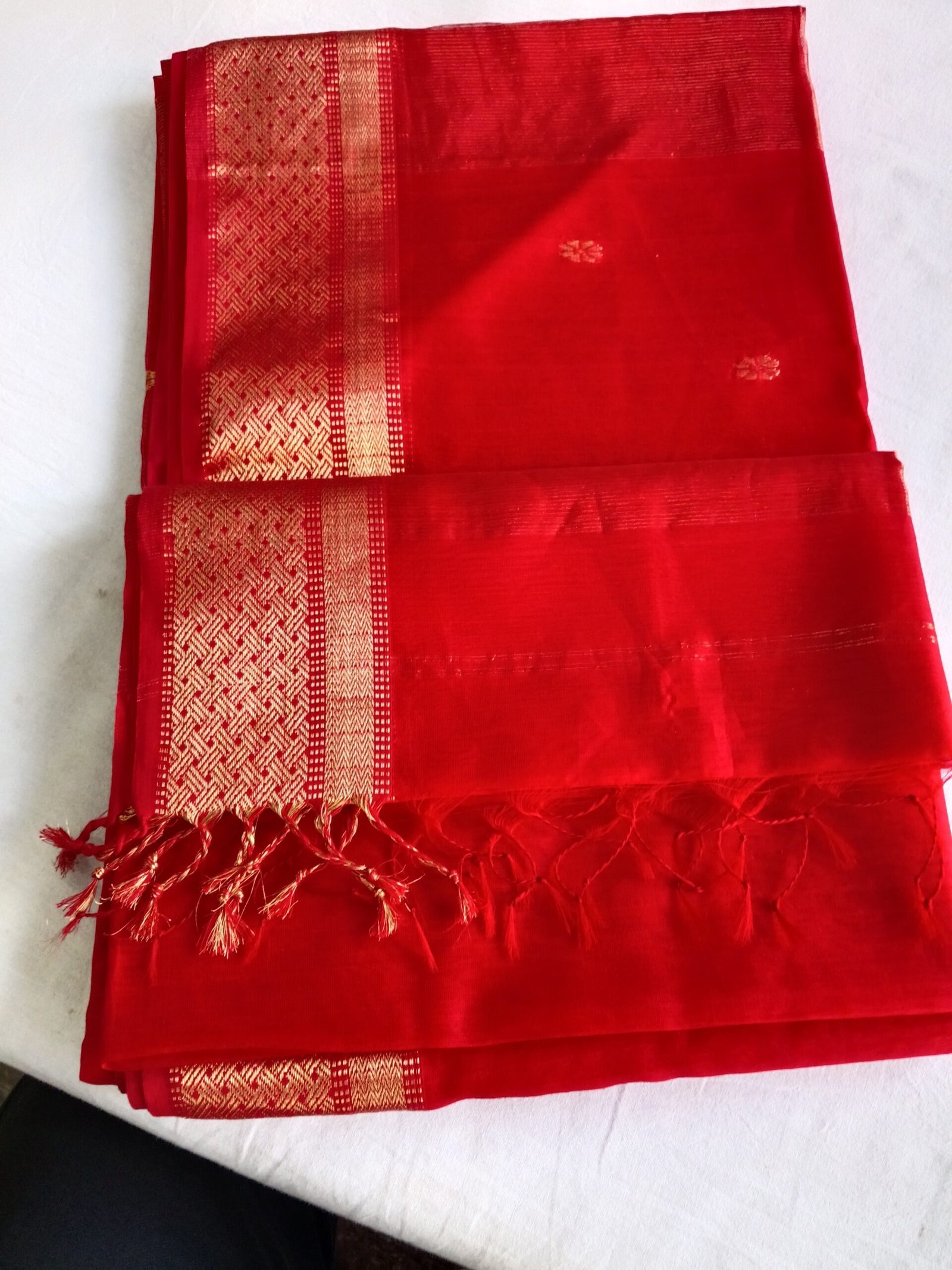 Maheshwari silk cotton saree - Image 2