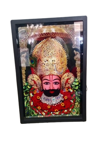 Baba khatu shyam ji photo frame with LED light (16x26 )in hare ka sahara baba shyam hamara