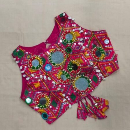 Traditional kutchi mirror work choli | Embroidered navratri blouse ( pack of 1)