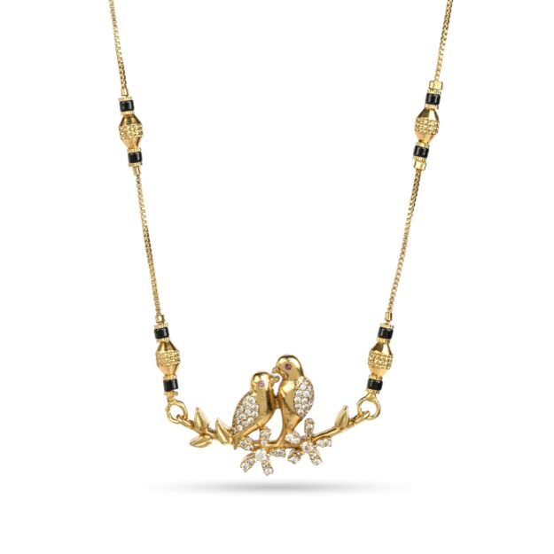 Mangalsutra (1 gram gold plated jewellery)