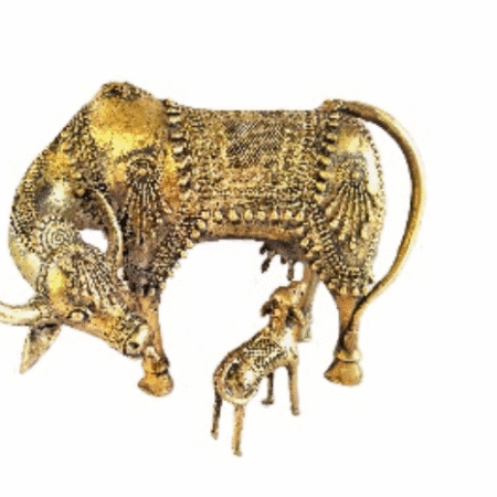 Cattle Cow (bell metal/ brass handmade)