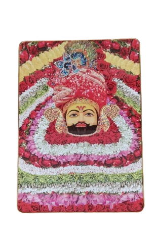 Khatu shyam ji photo frame with crystal art 🌹hare ka sahara baba shyam hamara 🌹(14x12)