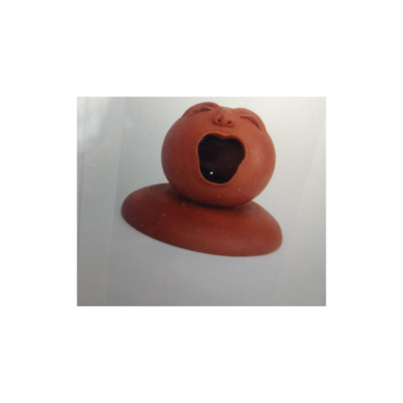 Handcrafted Terracotta Face Pot Showpiece