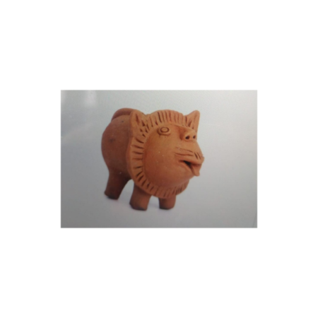 Handcrafted Terracotta Lion Showpiece