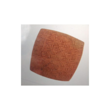 Handmade Mitti (Clay) Textured Decorative Tile