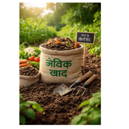 100% Organic Jaivik Khad (Natural Compost Fertilizer) (1kg)