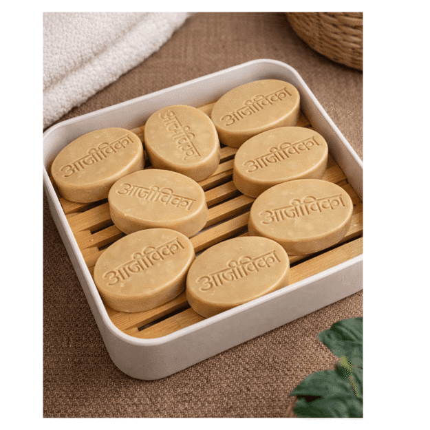 Pure Sandalwood Soap – Natural Ayurvedic Bath Soap (pack of 3)