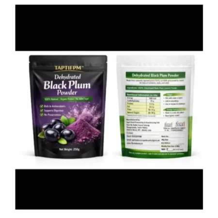 Premium Dehydrated Black Plum (Jamun) Powder – 100% Natural, No Added Sugar, Rich in Antioxidants ( 250g)